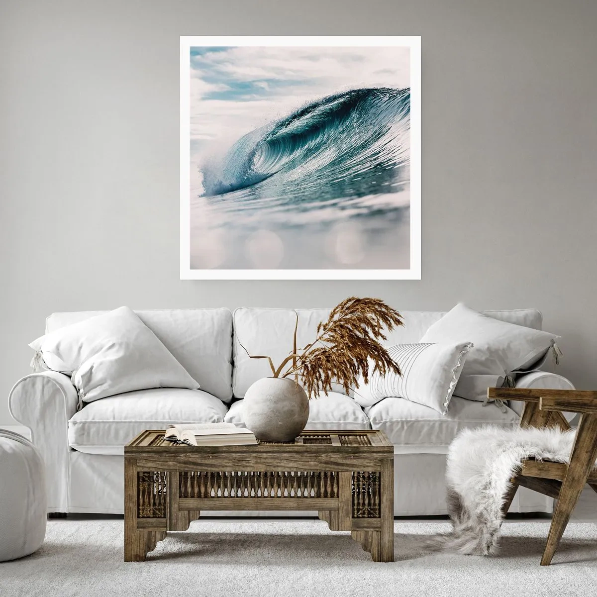 Affisch - Vattentopp - 40x40 cm