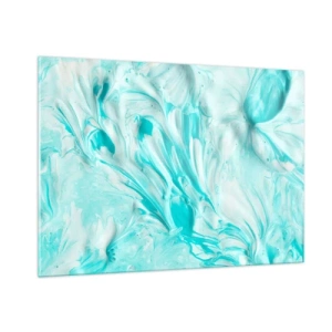 Glastavla - Bild på glas - Alltid tillsammans - 100x70 cm