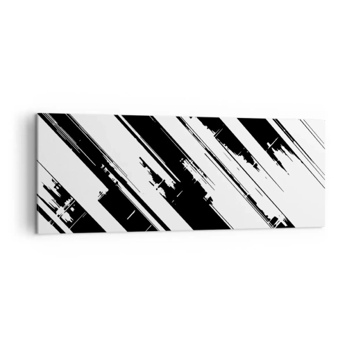 Canvastavla - Bild på duk - Intensiv och dynamisk komposition - 140x50 cm