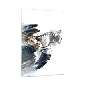 Glastavla - Bild på glas - Tio i Beauforts skala - 50x70 cm