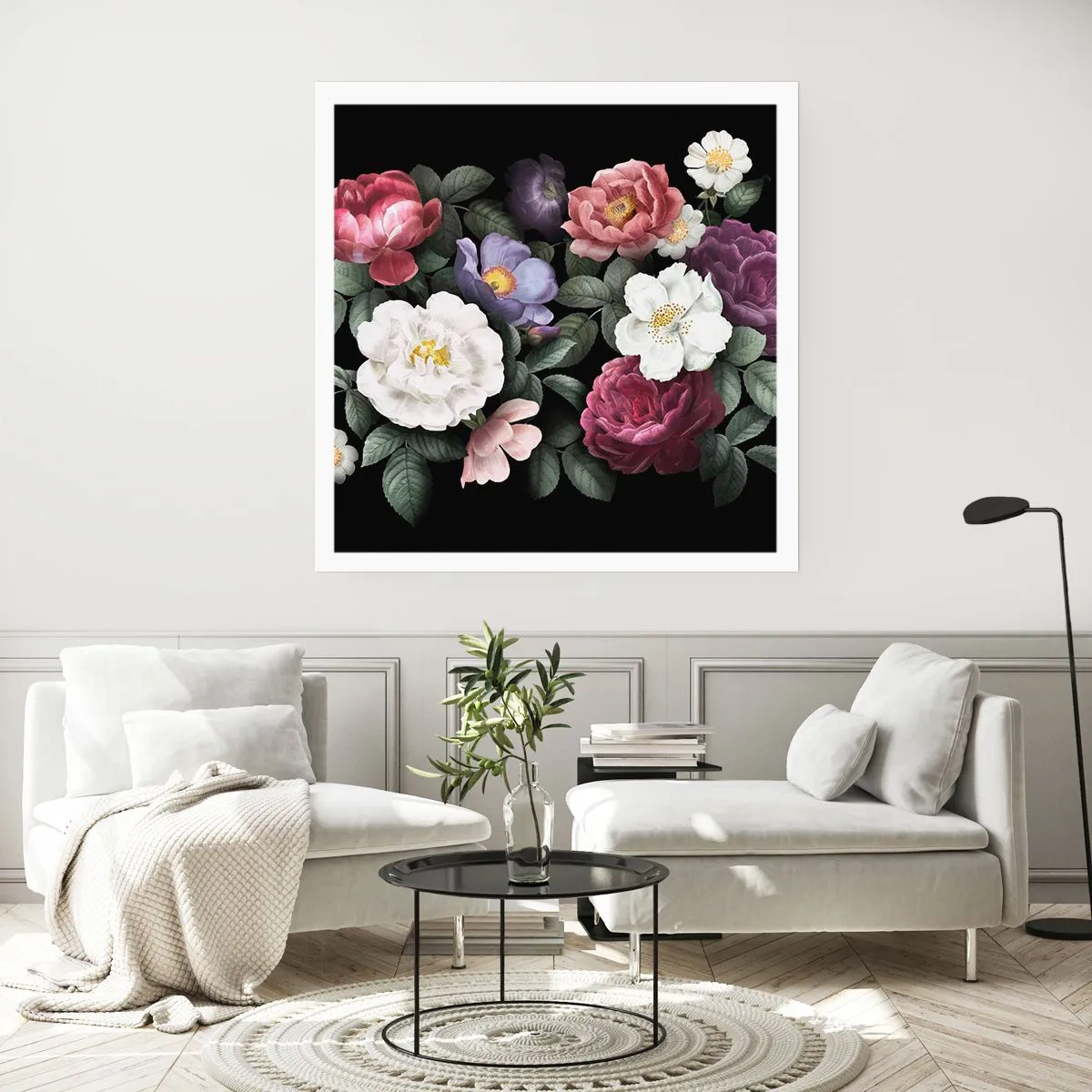 Affisch - Från en engelsk trädgård - 40x40 cm