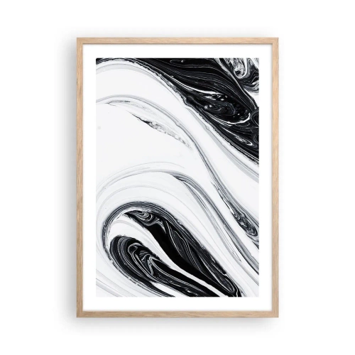 Affisch i ram av ljusek - Motsatskombination - 50x70 cm