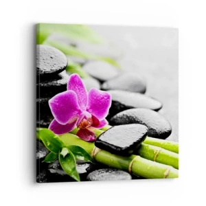 Canvastavla - Bild på duk - Lugn balans - 30x30 cm