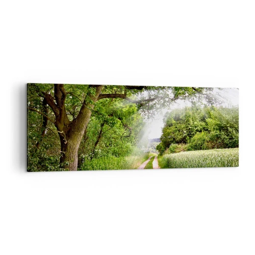 Canvastavla - Bild på duk - Et in Arcadia ego - 140x50 cm