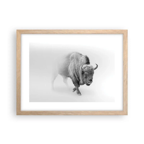 Affisch i ram av ljusek - Präriens kung - 40x30 cm