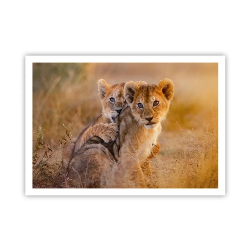 Affisch - Stör inte! Vi har kul - 100x70 cm