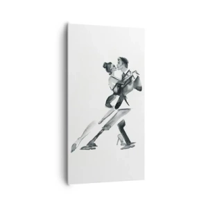 Canvastavla - Bild på duk - I en rytm - 65x120 cm