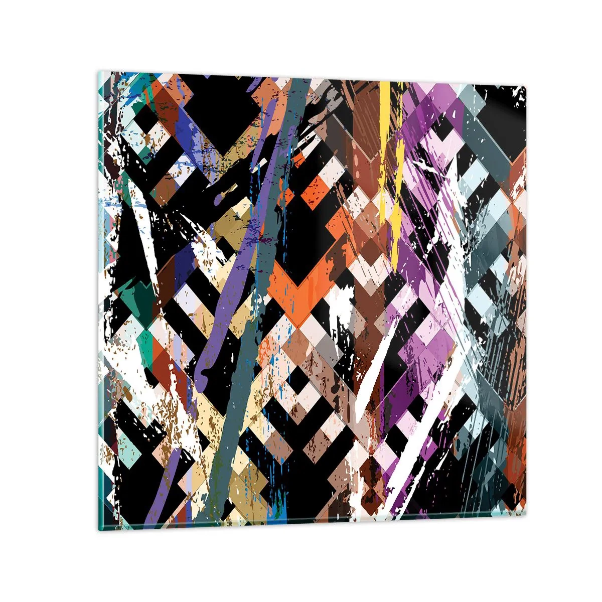 Glastavla - Bild på glas - Kvadraten - 50x50 cm