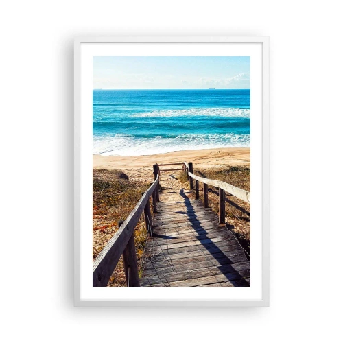 Affisch i vit ram - Spring! - 50x70 cm