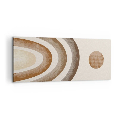 Canvastavla - Bild på duk - I den avlägsna galaxen - 100x40 cm