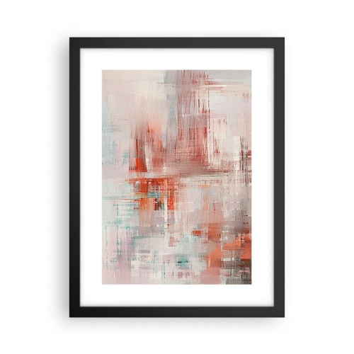 Affisch i svart ram - Dimmigt. Rosa - 30x40 cm