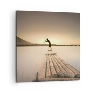 Canvastavla - Bild på duk - Före avkoppling - 50x50 cm