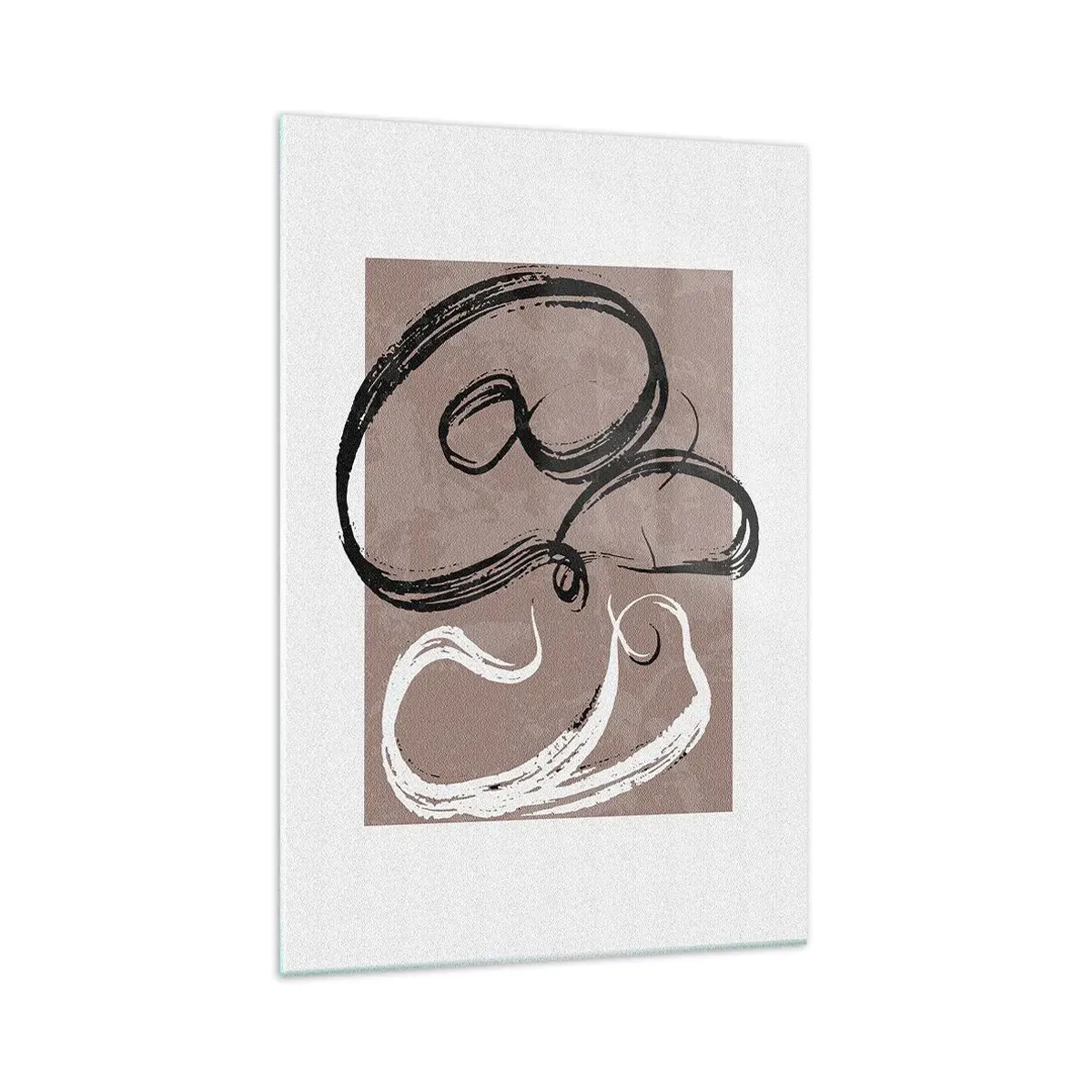 Glastavla - Bild på glas - Komposition - sökande efter fullständighet - 70x100 cm