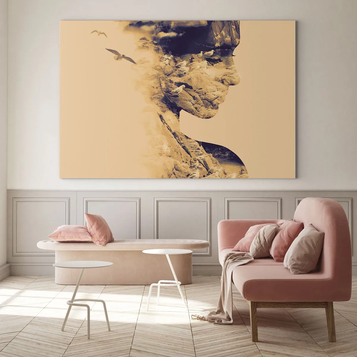 Glastavla - Bild på glas - Skön av naturen - 100x70 cm