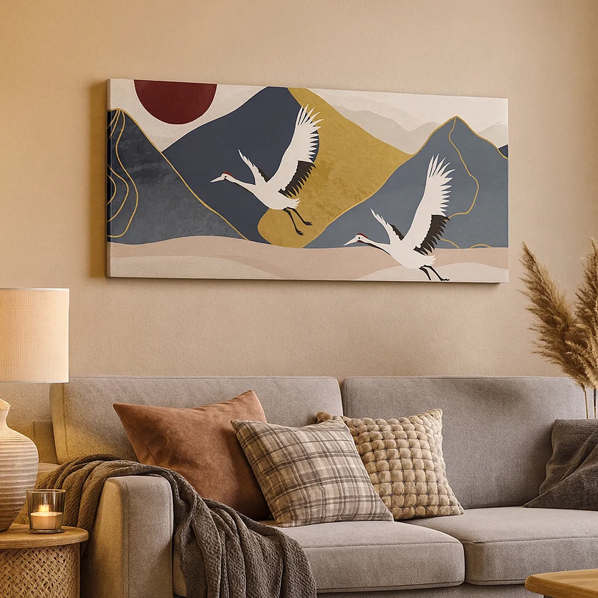 Canvastavla - Bild på duk - Nästa dag FLUGIT iväg - 30x30 cm