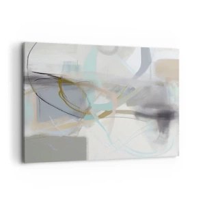 Canvastavla - Bild på duk - Dimmig abstraktion - 120x80 cm
