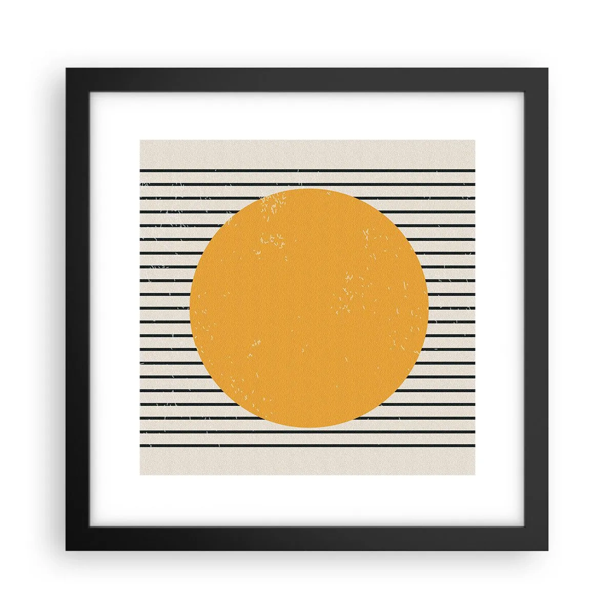 Affisch i svart ram - Enkelhetens kraft - 30x30 cm
