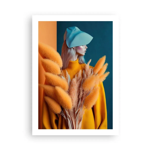 Affisch - Fluffigt porträtt - 50x70 cm