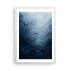 Affisch i vit ram - Nå djupt in - 50x70 cm