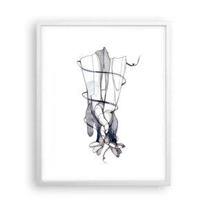 Affisch i vit ram - Smekningens studie - 40x50 cm