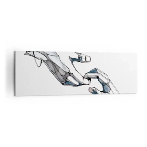 Canvastavla - Bild på duk - God gest - 160x50 cm