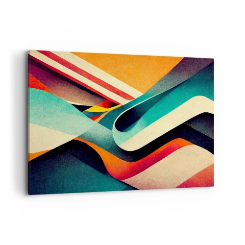 Canvastavla - Bild på duk - Intensiv komposition - 100x70 cm