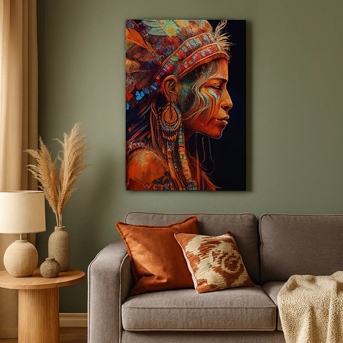 Canvastavla - Bild på duk - En magisk ritual - 50x70 cm