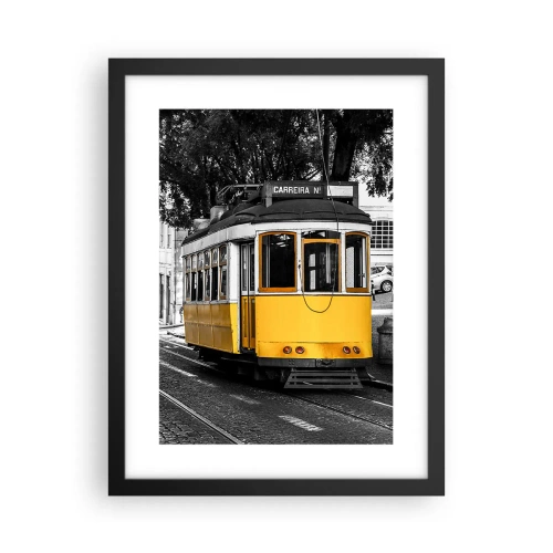 Affisch i svart ram - Och en fado i bakgrunden - 30x40 cm