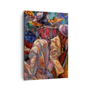 Canvastavla - Bild på duk - I en rytm - 50x70 cm