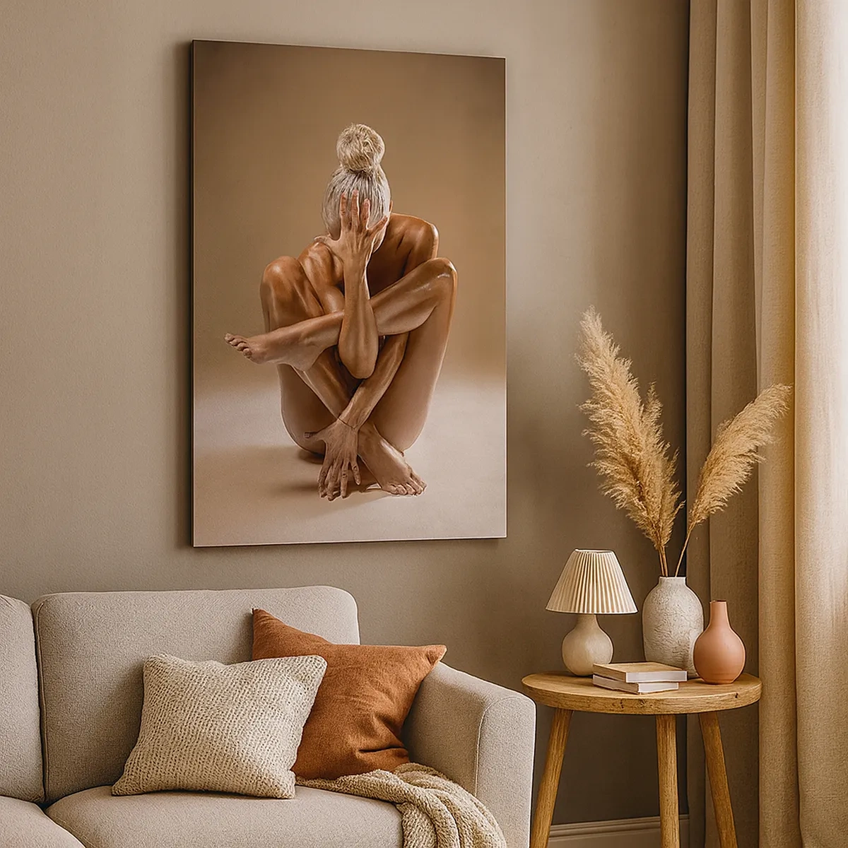 Canvastavla - Bild på duk - Kroppens och själens enighet - 50x70 cm