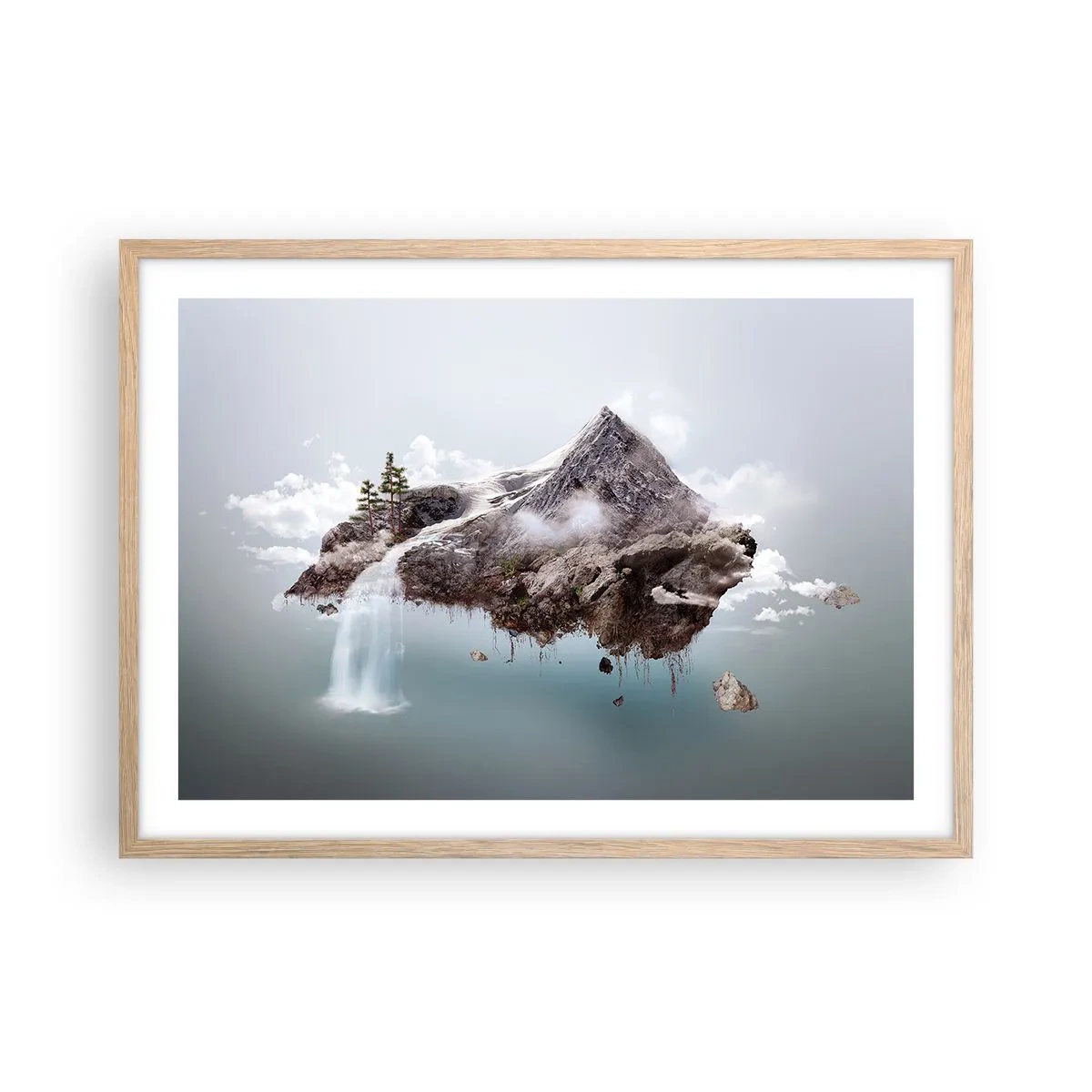 Affisch i ram av ljusek - Med surrealistens öga - 70x50 cm