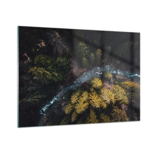 Glastavla - Bild på glas - Snabbt, allt snabbare - 100x70 cm