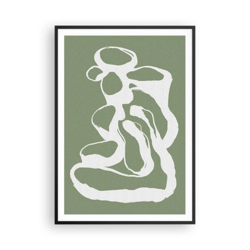 Affisch i svart ram - Rymdens kallelse - 70x100 cm