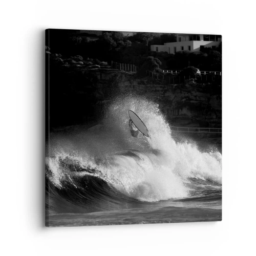 Canvastavla - Bild på duk - Utmaning accepterad! - 30x30 cm