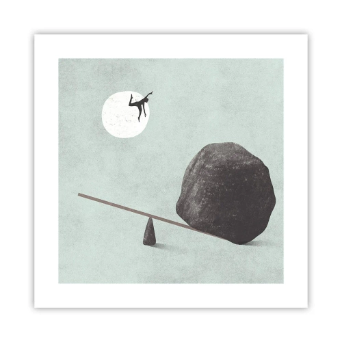 Affisch - Uppfylld dröm - 40x40 cm