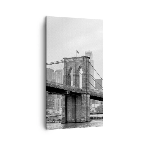 Canvastavla - Bild på duk - New York stämning - 45x80 cm