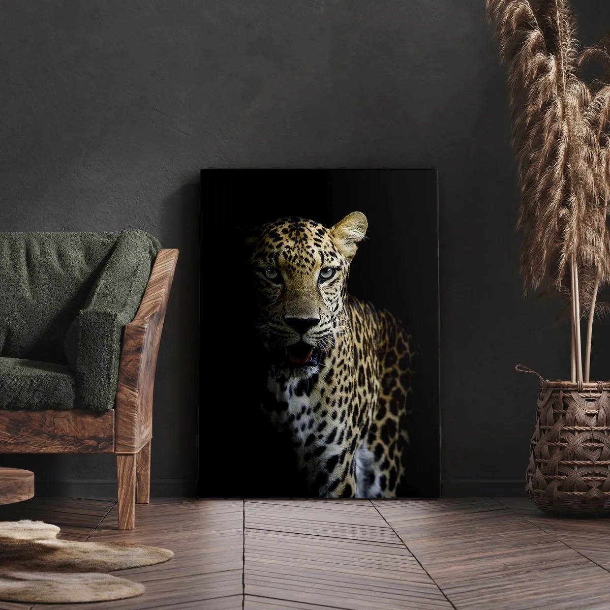 Canvastavla - Bild på duk - Mörk skönhet - 70x100 cm