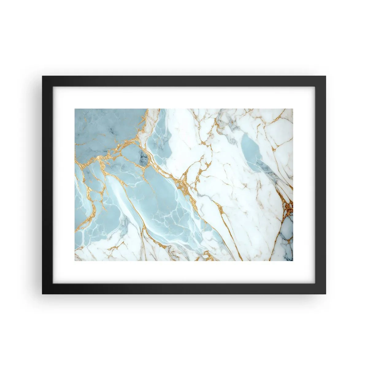 Affisch i svart ram - Stenrikedom - 40x30 cm