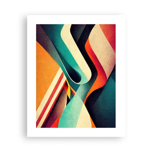 Affisch - Intensiv komposition - 40x50 cm