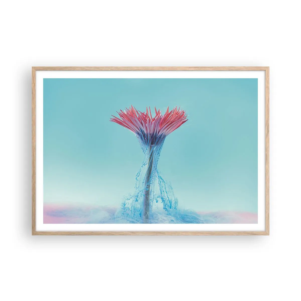 Affisch i ram av ljusek - I upplivande famn - 100x70 cm