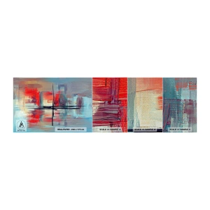 Provbit av fototapet Premium Sand - Landskap i en okänd dimension - Abstraktion, Bit, Modern - 100x30 cm