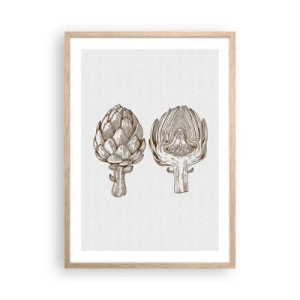 Affisch i ram av ljusek - Anatomilektion - 50x70 cm