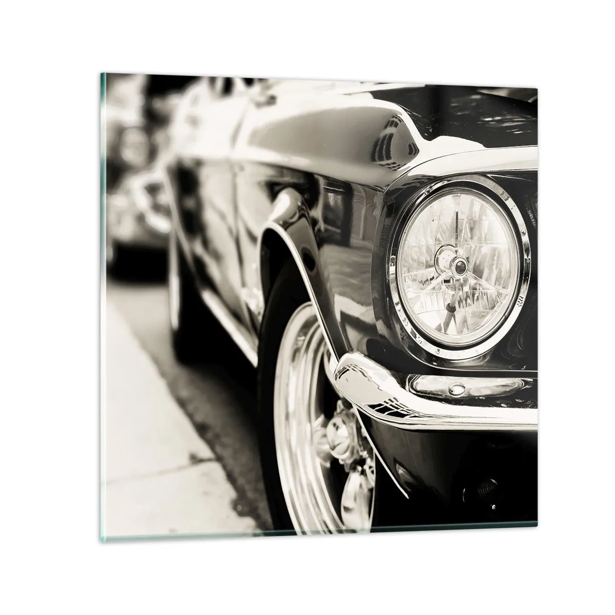 Glastavla - Bild på glas - Oändlig glans - 70x70 cm