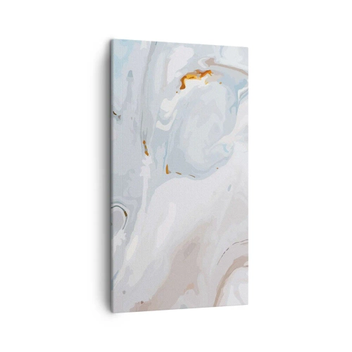 Canvastavla - Bild på duk - Utbuktande vithet - 45x80 cm