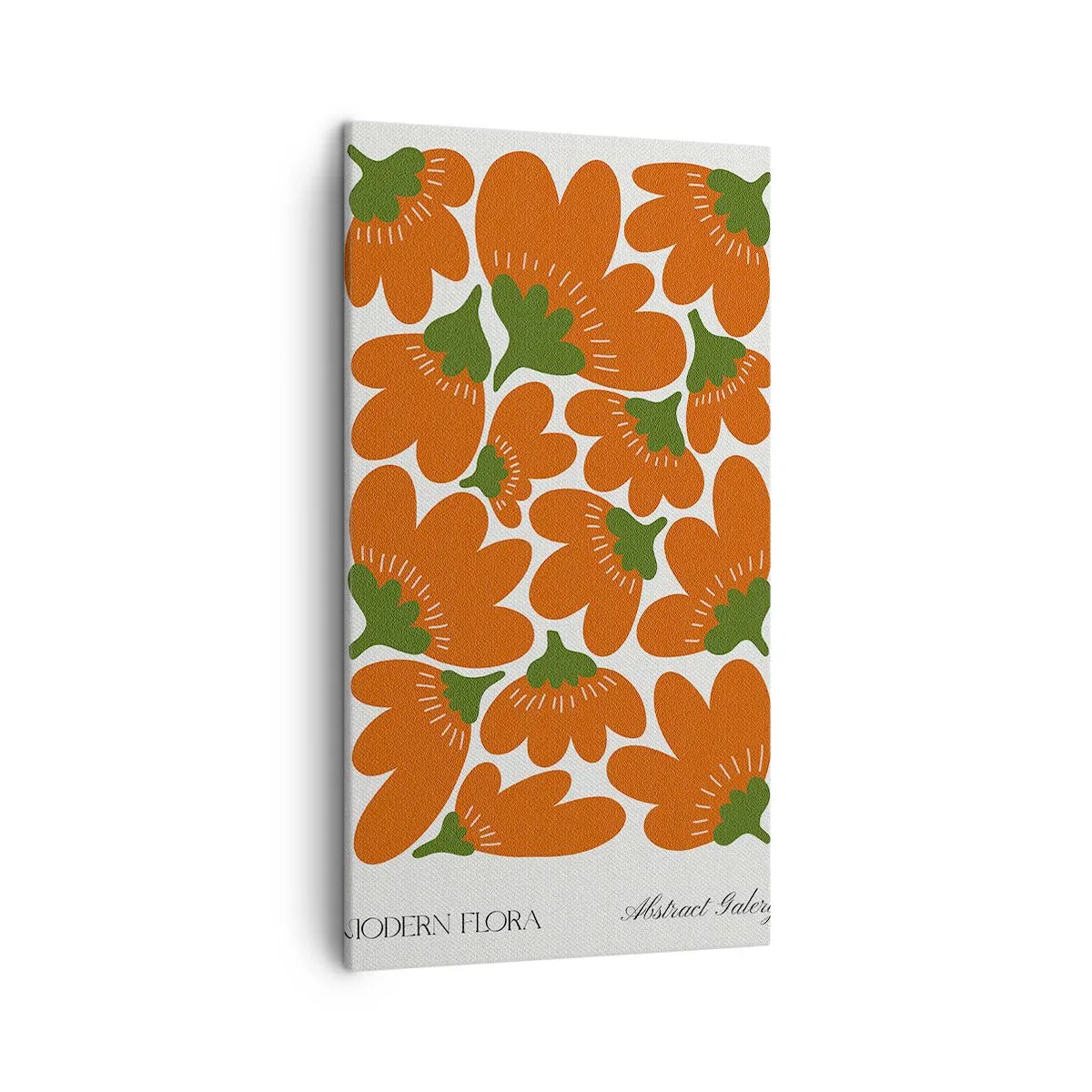 Canvastavla - Bild på duk - Ur blommornas liv - 45x80 cm