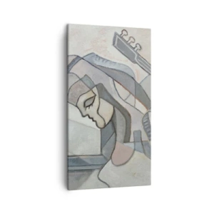 Canvastavla - Bild på duk - I musikens makt - 45x80 cm