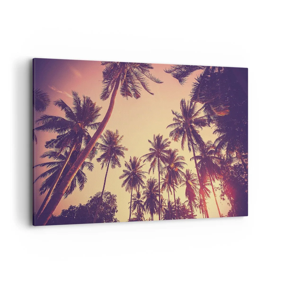 Canvastavla - Bild på duk - Tropisk variation - 120x80 cm