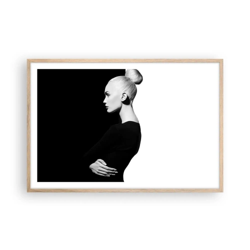 Affisch i ram av ljusek - Helt enkelt en kvinna - 91x61 cm