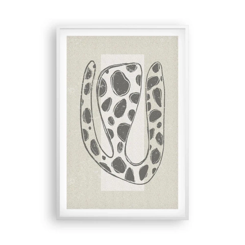 Affisch i vit ram - En bisarr varelse - 61x91 cm