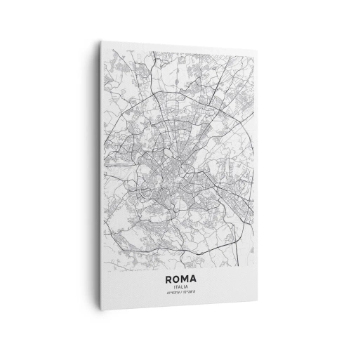 Canvastavla - Bild på duk - Romersk ring - 80x120 cm